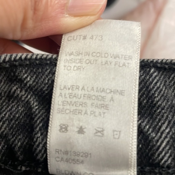 BLDWN Modern taper Athletic Fit Acid Wash Jeans sz 28 NWT (Vintage black) - Picture 11 of 11